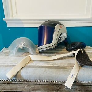 3m Versaflo M400 Painting Helmet with Respirator with new neck shroud and hose. 
