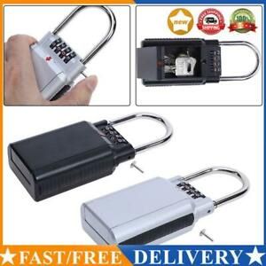 4 Digit Combination Password Safety Key Box Lock Padlock Storage Keys Box R1BO