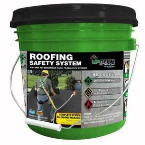 Werner Roofing Safety System 50 ft. Adjustable-Strap Abrasion Resistant PolyDac
