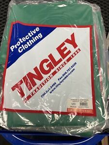 Tingley A41008 SafetyFlex Apron, PVC/Polyester, 38&#034; x 48&#034;, Green, Medium  (3)