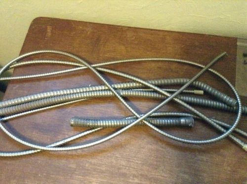 6 Lot FLEXIBLE Most NOT Magnetic CONDUIT Range 8 Inches To 5 FOOT 10 Inches LONG