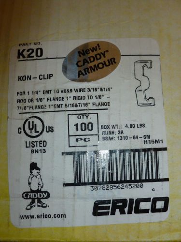 Erico Caddy  K20   KON- Clip  100pcs. NIB