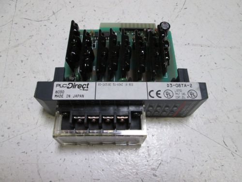 PLC DIRECT D3-08TA-2 CPU *USED*