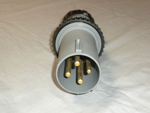 Russellstoll  7328dp / 1187 50 amp pin sleeve connector male  new for sale
