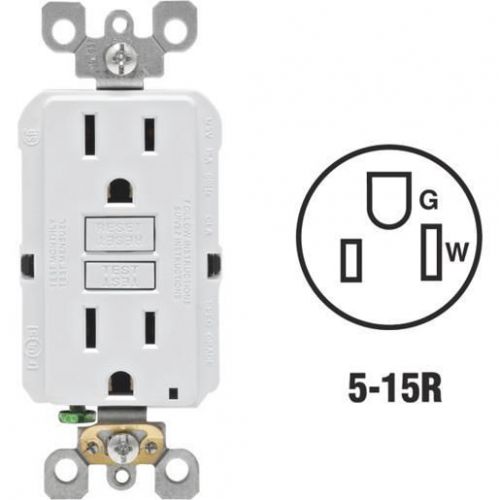 15A WHT GFCI OUTLET R02-N7599-OKW