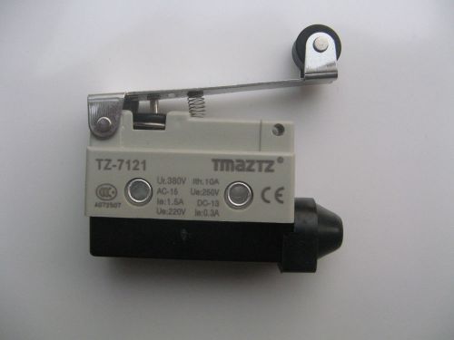 TMAZTZ TZ-7121 Long Hinge Roller Lever Momentary Micro Limit Switch Ui 380V Ith