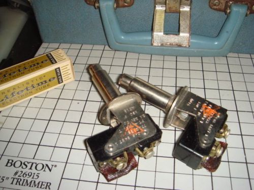 Two NOS  United Electric Mass.  130 Degree  F Thermal Micro Switch Units