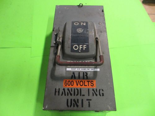 General electric #th4323 100a 240v 3p n-1 fusible safety switch for sale