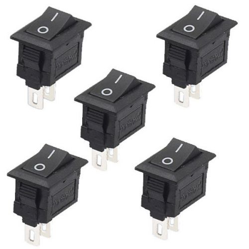 5Pcs 2 Pin Snap-in On/Off Position Snap Boat Rocker Switch 12V/110V/250V SR1G