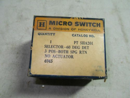 (q7-2) 1 nib microswitch ptsha201 selector switch for sale