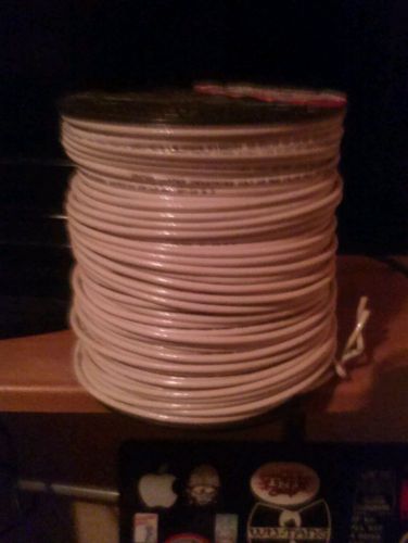 New 500 ft roll of white stranded 10 awg gauge thhn copper wire 600v for sale