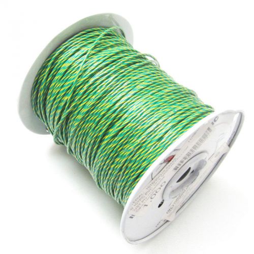 830&#039; industrial electric 1015/20q10-2444s 20 awg wire solid pvc 20awg green/yel for sale