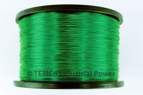 Magnet wire 30 awg gauge enameled copper 155c 10lb 31320ft magnetic coil green for sale