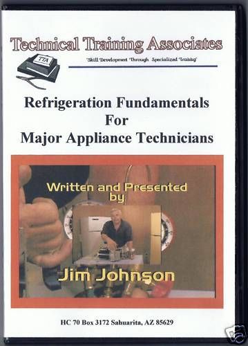 Refrigeration fundamentals for major appliance tech for sale