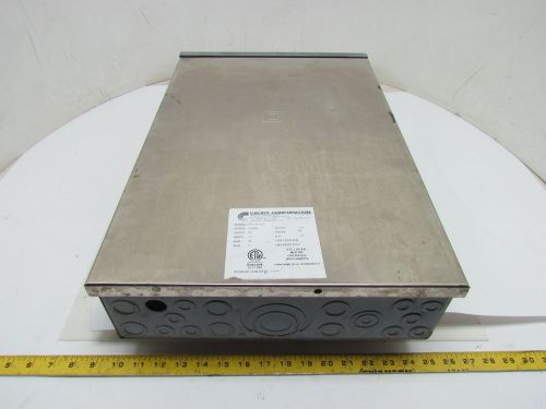 Steel qo load center enclosure box only w/stainless cover for 125 amp main for sale