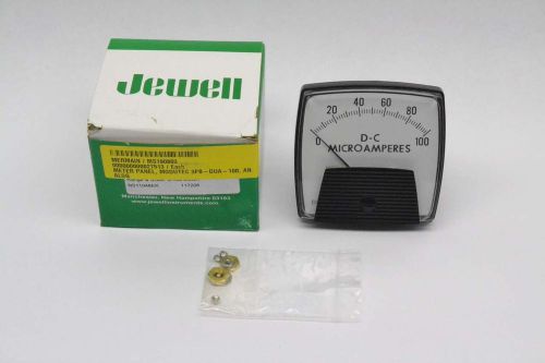 New jewell 3pb dua-100 0-100ma-dc dc microamperes meter b414448 for sale