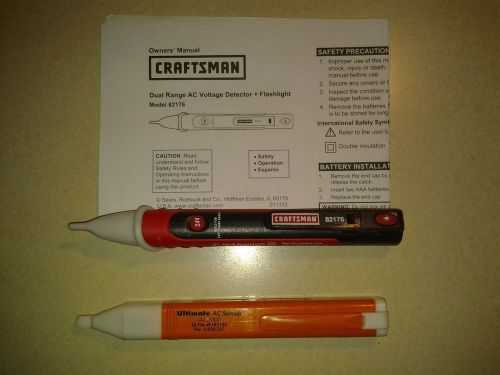 SEARS CRAFTSMAN NON-CONTACT VOLTAGE TESTER PLUS EXTRAS