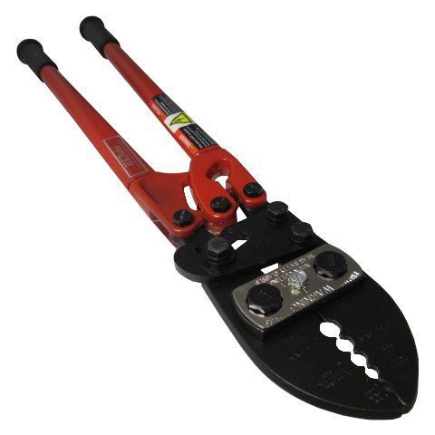 25&#034; wire cable crimping tool (1/16&#034; - 3/16&#034;) for sale
