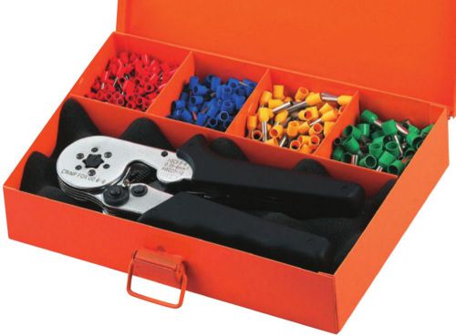 HSC8 6-6D 0.5-6mm2 Combination Crimping tool kits&amp;4 kinds of insulated terminals