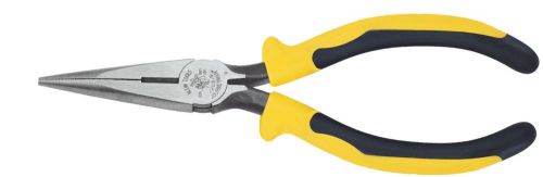 Klein Tools J203-6 6&#034; Journeyman Standard Long-Nose Pliers - Side-Cutting