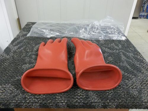 BRENCO SALISBURY SIZE 9 CLASS 00 500V AC TYPE 1 D120 RED GLOVES ELECTRICAL NEW