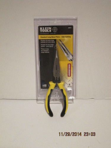 Klein tools j203-6 journeyman 6&#034; standard long nose pliers - side cutting,f/ship for sale