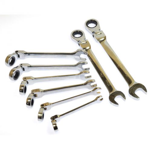 Flex Head Gearwrench Combination Ratcheting Wrench Spanner Set adjustable Screw