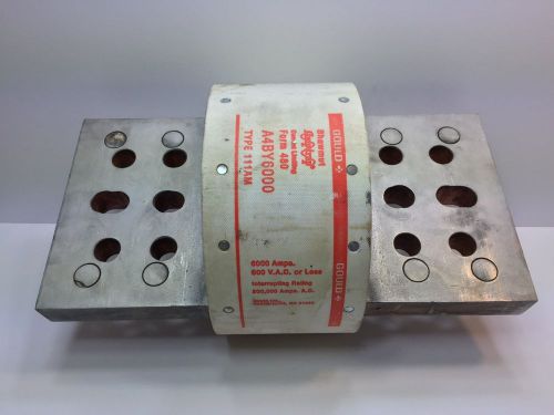 NEW! GOULD / SHAWMUT / AMP-TRAP FUSE A4BY6000-111AM A4BY6000111AM 6000 AMP