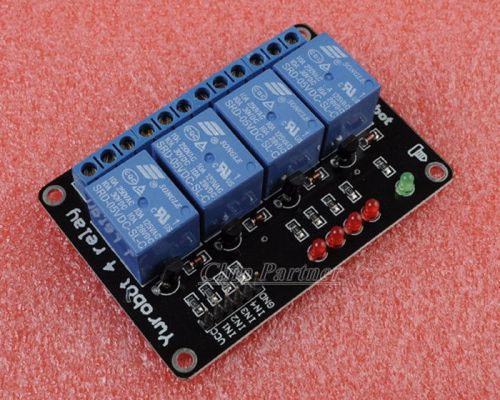 4 channel 5v relay module four channel for 51 pic avr msp430 raspberry pi for sale