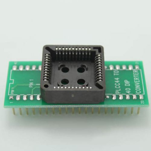 IC Test Socket Programmer Adapter Socket Converter Convert PLCC44 into 40 DIP