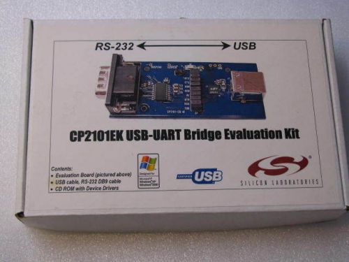 Nib cygnal / silicon labs cp2101 usb2.0 to rs232 evaluatioin board kit for sale