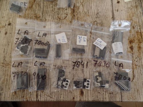 80  ic,s  japan serie  la7505 up to la9200n  32 different see discription for sale