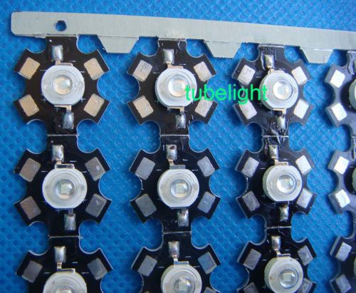 25pcs 3w high power blue led emitter 460-470nm 60lm+ joined together star pcb for sale