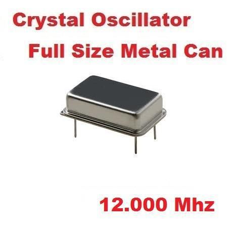 12.000Mhz 12.000 Mhz CRYSTAL OSCILLATOR FULL CAN ( Qty 10 ) *** NEW ***