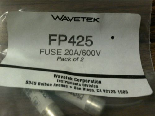 WAVETEK FP425 FUSE 20A 600V LOT OF 7 PACKS