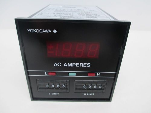 New yokogawa 235902-04-50 digital ac ammeter 100-240v-ac 4va 0-5a amp d325102 for sale