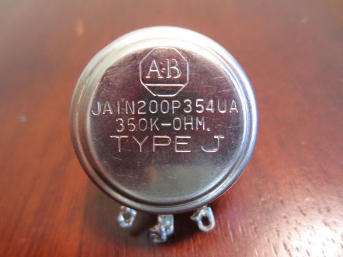 Allen bradley type j ja1n200p354ua 350k ohm potentiometer for sale