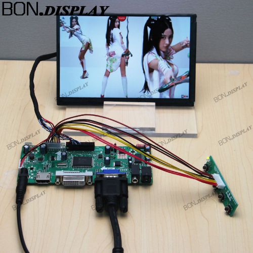 HDMI+DVI+VGA+Audio LCD/LED Controller Board+N070ICG 7&#034; 1280*800 IPS LCD Display