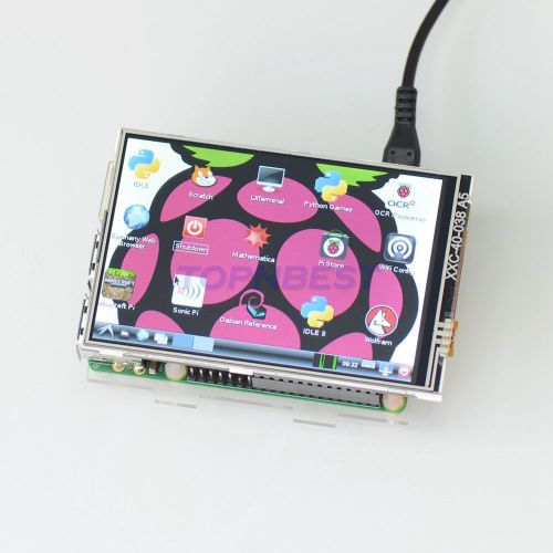 New 4&#034; tft lcd touch screen display monitor w/ sd card for raspberry pi b b+ for sale