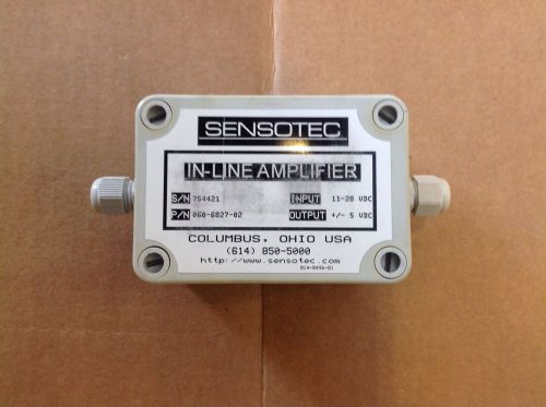 Sensotec 06-6827-02 Universal In-Line Transducer Amplifier