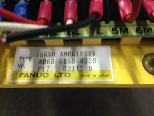 Fanuc Servo Amplifier A06B-6058-H228