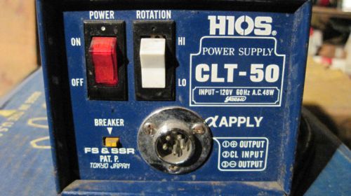HIOS CLT-50 Power Supply Input 120 V