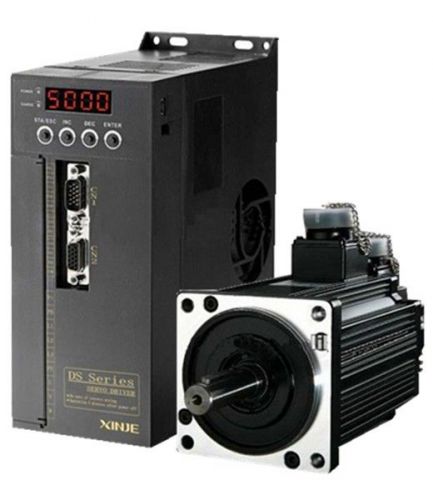Xinje 1500w 1.5kw 3phase 3000rpm (motor+drive) ms-110st-m04030b-21p + ds2-21p5-b for sale