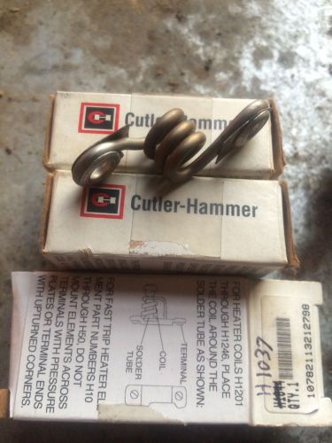 Lot of 3 Cutler Hammer H1037, 1037, thermal overload heaters