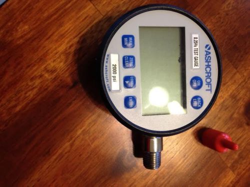 Ashcroft digital test gauge 2000 psi 0.25% 30208sd02l2000# for sale