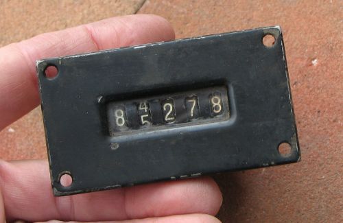 IVO Meter Odometer? Counter F106 Vintage 12480 Germany 48V 5 Digit Metal Mileage