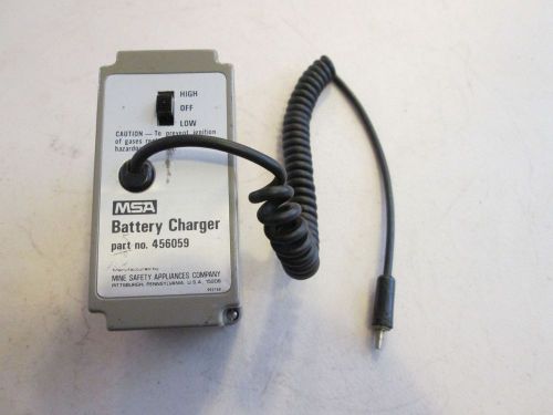 MSA Battery Charger P/N 456059 Untested University Surplus For Parts