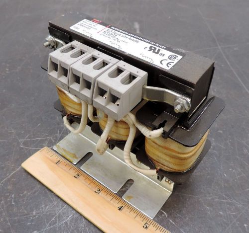 Trans-coil tci klr12atb line reactor 3ph 60hz 600v 12 amp used for sale