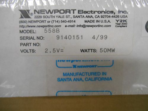 Newport Electronics Current Loop Indicator 558B 2.5V 50MW NIB Factory Sealed
