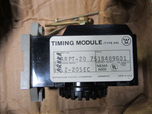 Westinghouse ARPT-20 Timing Module .2 - 20 Seconds Style 751B489G01 NEW!! in Box